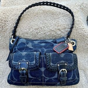 CUTE CUTE CUTE denim Coach satchel!